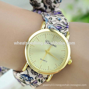 Ladies love elegant geneva alibaba china watch strap fabric